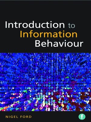 cover image of Introduction to Information Behaviour